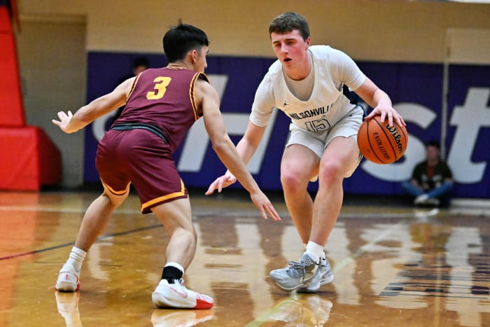 a Wilsonville Redmond 5A Oregon boys basketball quarterfinal 2024 Leon Neuschwander 28